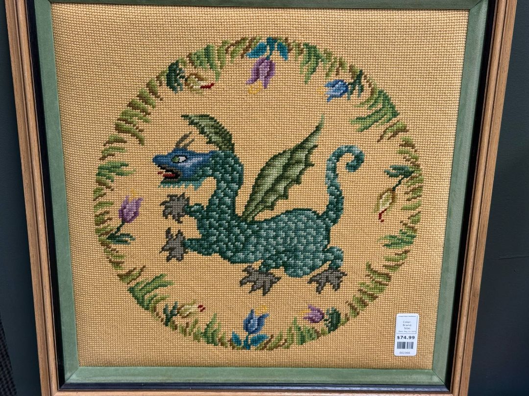 Vintage Dragon Needlepoint